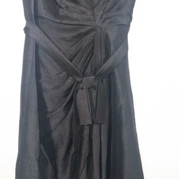 New Quillaree X BHLDN Anthropologie Black Starburst Pleated Dress 4 - Picture 3 of 10